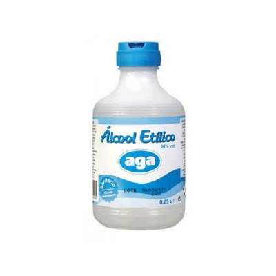 ÁLCOOL ETÍLICO 96%, 250 ml, 1 uni