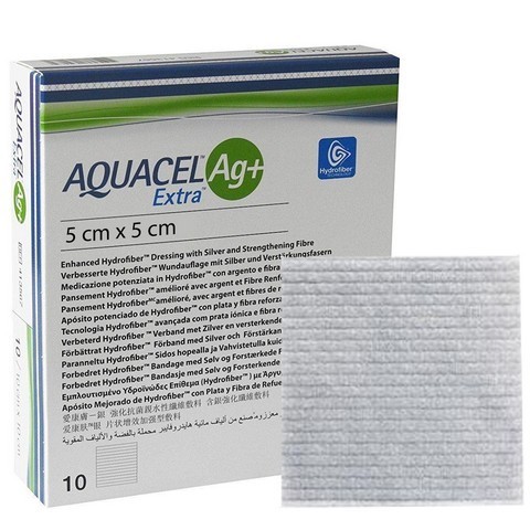AQUACEL  AG+ EXTRA 10X10 cm, Cx 10 uni