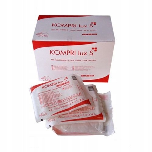 Compressas TNT 10 x 10 cm, 30g, 4 camadas, 100 uni